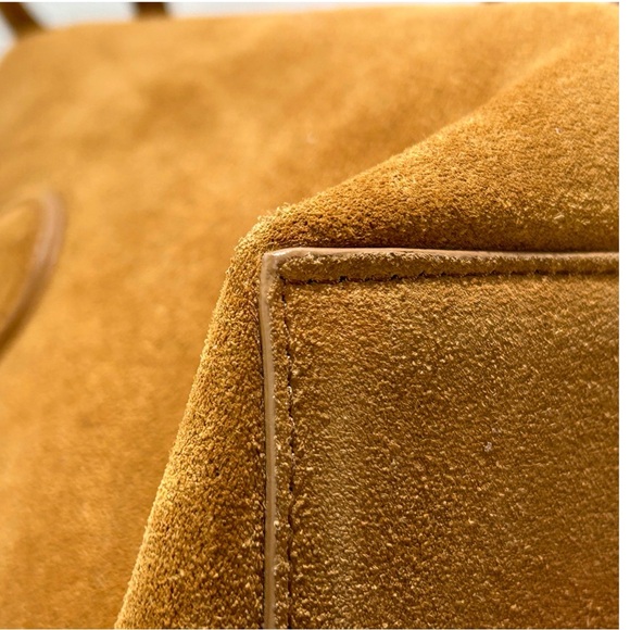 Little Liffner Sprout Tote Mini Chestnut Suede - Picture 13 of 15